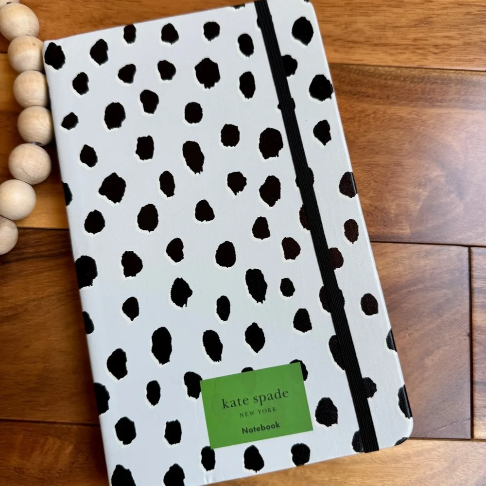 Kate Spade Take Note Large Notebook, Flamingo Dot NWT